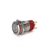 Metal button with 16MM LED light-SELF-LOCK
