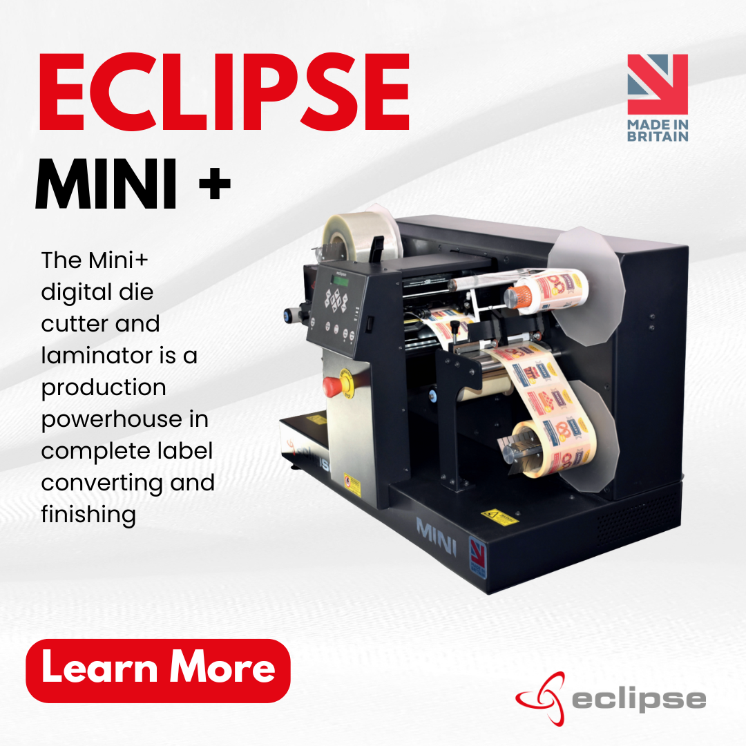 Label Shape Cutter NEW Eclipse Mini + Digital Label Cutter 220mm web – YES Store