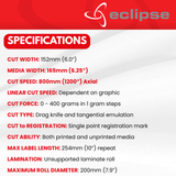 NEW Eclipse Mini + Digital Label Cutter 220mm web
