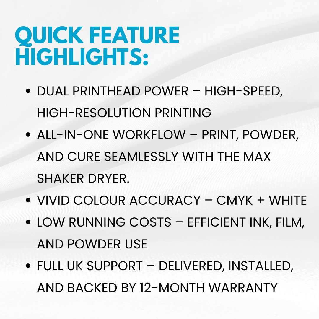 NEW Prestige R2 Pro DTF Printer Max Bundle