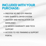 NEW Prestige R2 Pro DTF Printer Max Bundle