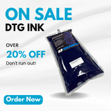 DTG Digital Q Series Cyan Ink Bag 1ltr (1000ml)