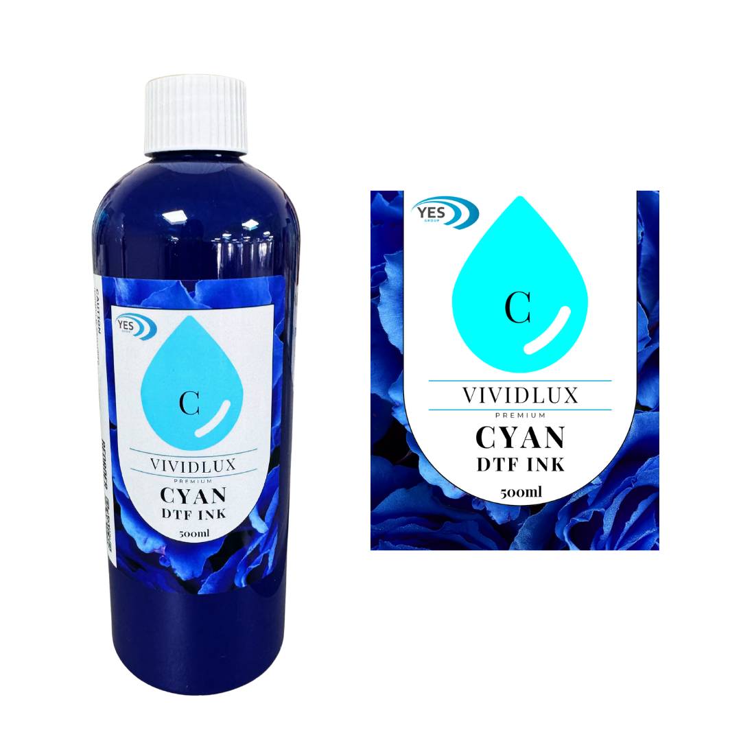 YES Vividlux Premium DTF - CMYK (Cyan, Magenta, Yellow, Black) (1 Litre)