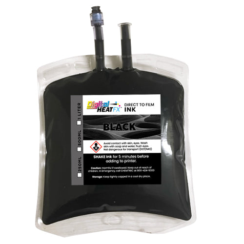 Digital HeatFX - DTF BLACK Bagged Ink - 500ml