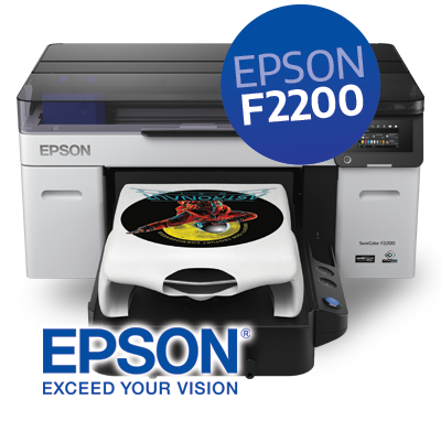 USED Epson SureColor SC-F2200 Hybrid DTG/DTF Printer (1 Year Old)