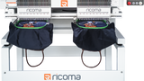 USED RICOMA MT2002 2-Head 20-Needle Embroidery Machine
