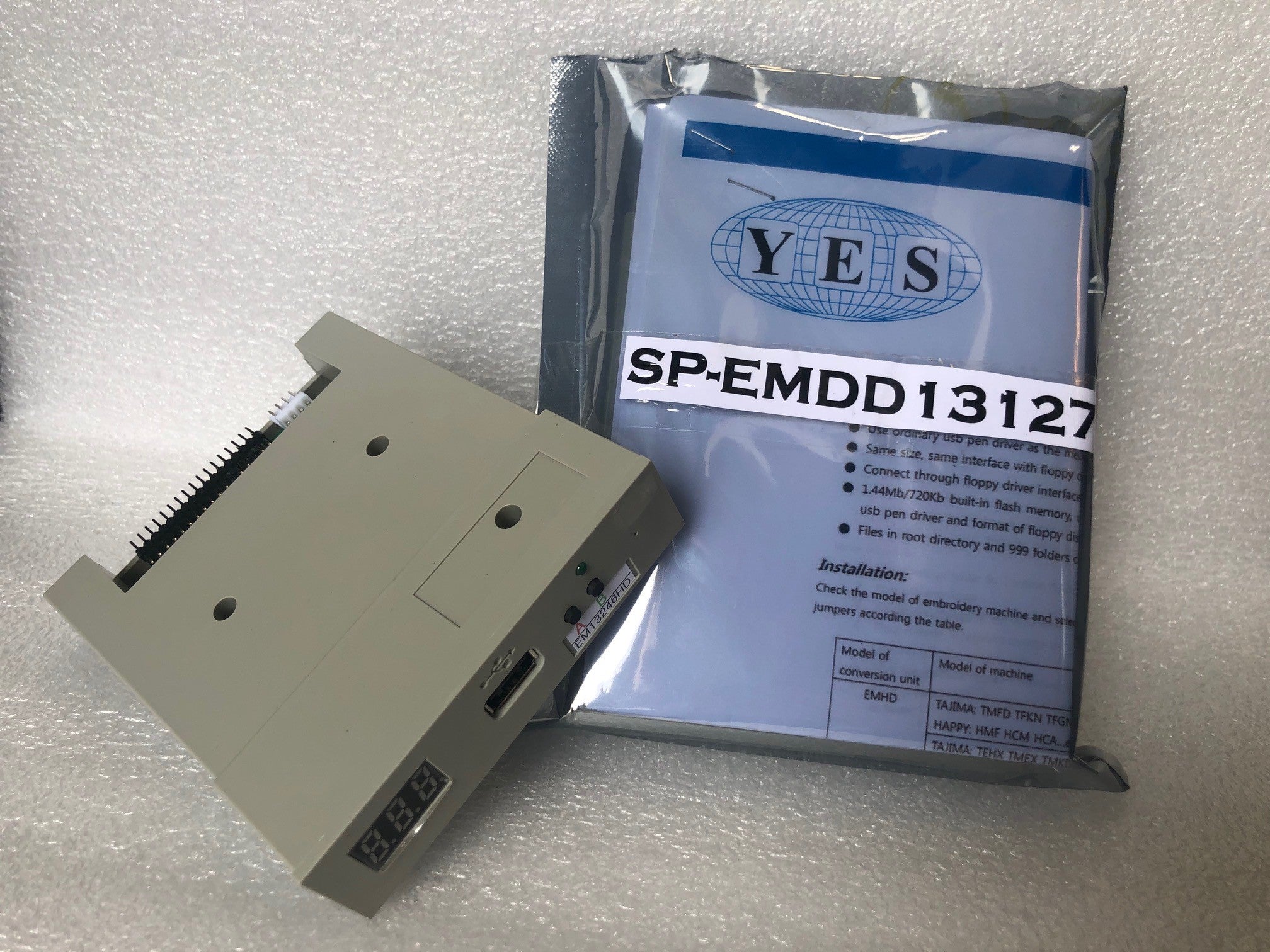 EMDD Floppy Disk to USB Drive Converter (Tajima & Barudan)